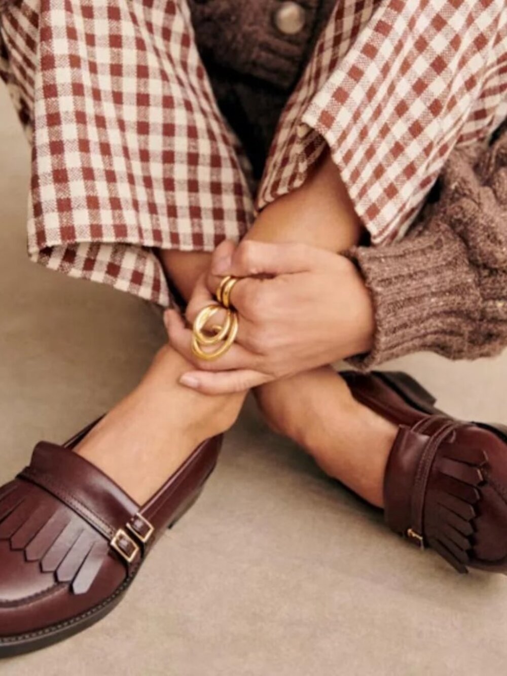 Sezane Joey Loafers (Glossy Chocolate) - Picture 10 of 10